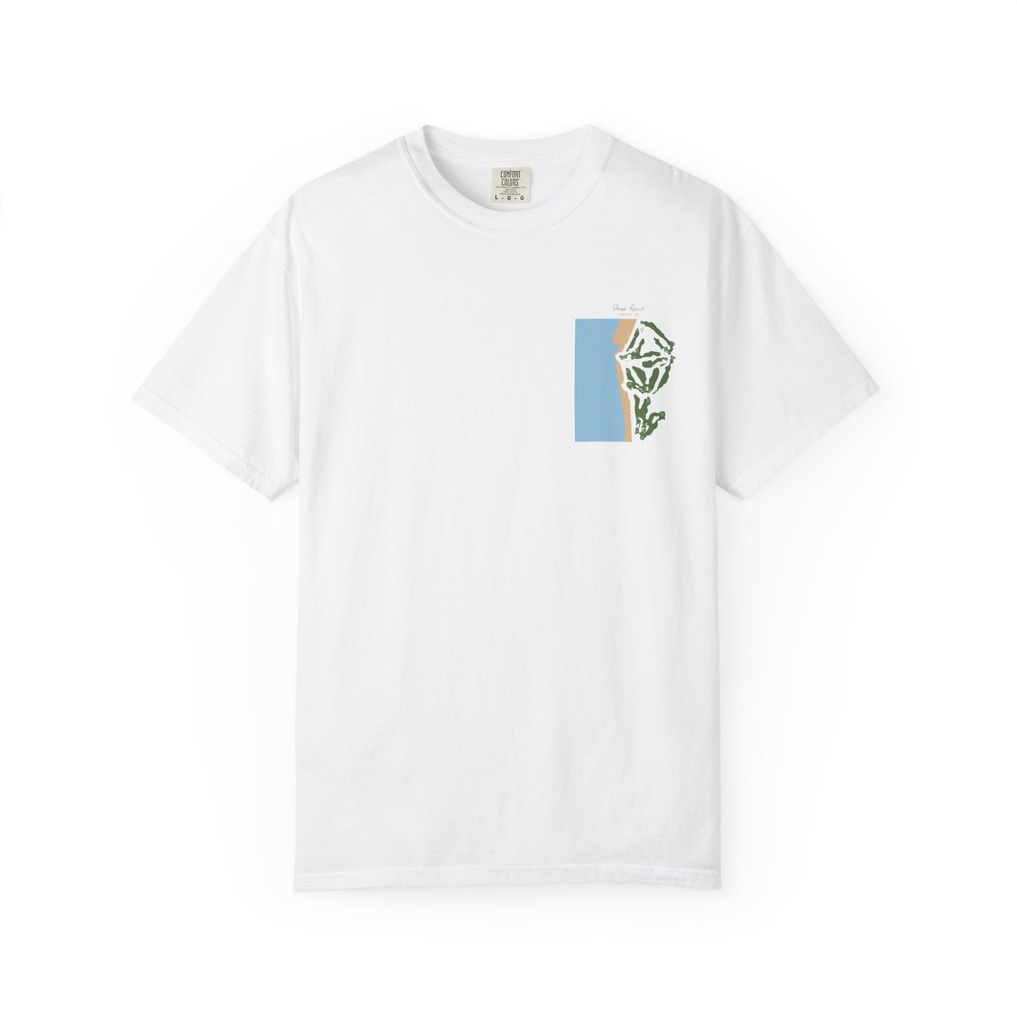 Sheep Ranch – Bandon Dunes Golf Map Shirt