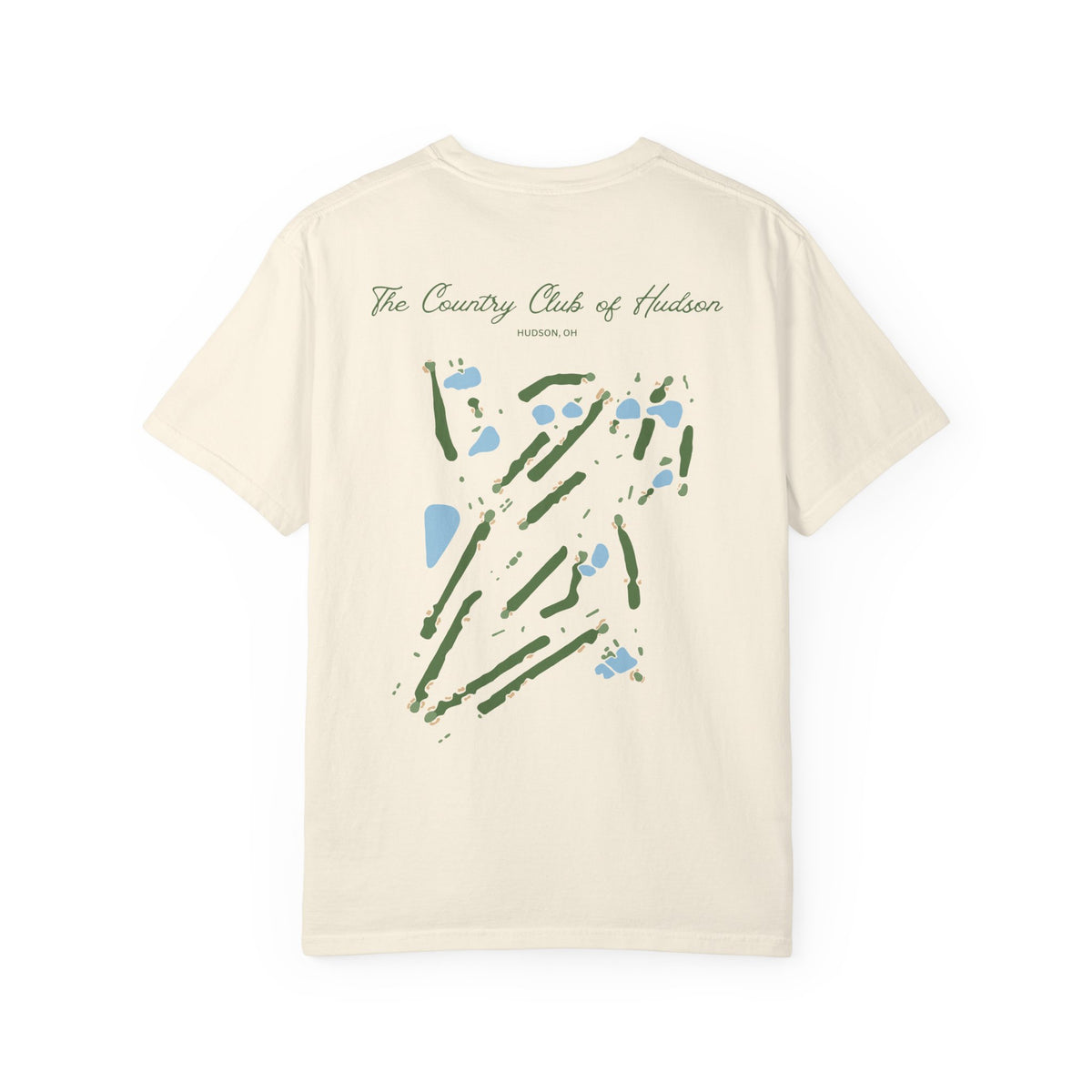 Country Club of Hudson Map Tee – Hudson, OH