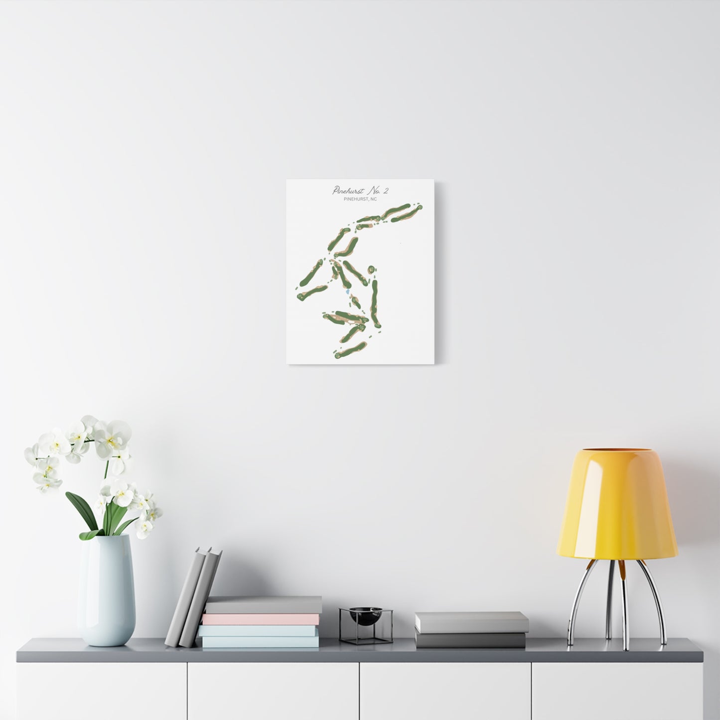 Pinehurst No. 2 Golf Course Canvas Print – Premium Wall Art for Golf Enthusiasts
