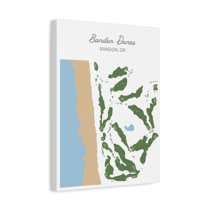 Bandon Dunes Golf Course Canvas Print – Premium Wall Art for Golf Enthusiasts