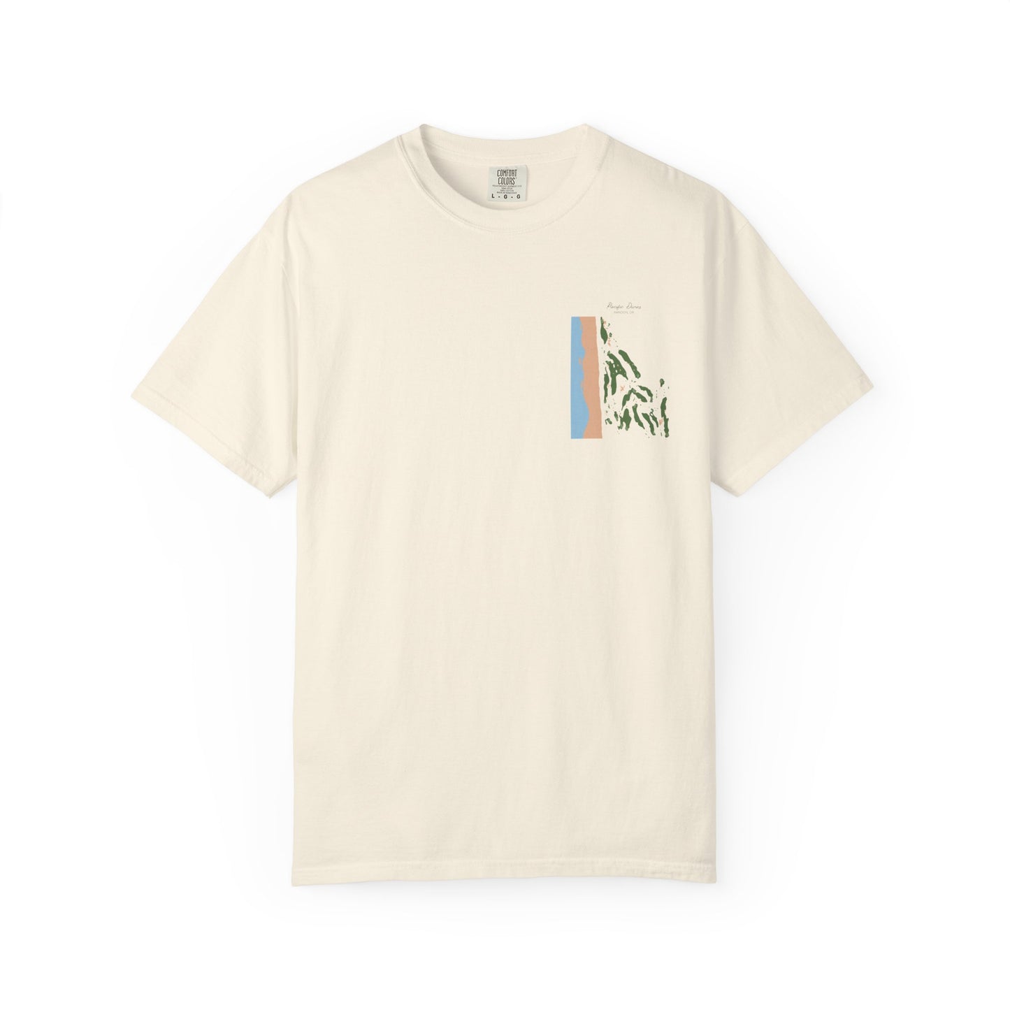 Pacific Dunes – Bandon, Oregon Golf Map Shirt
