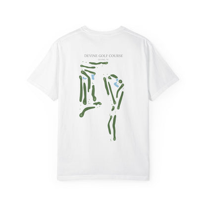 Devine, Texas Golf Course Map T-shirt
