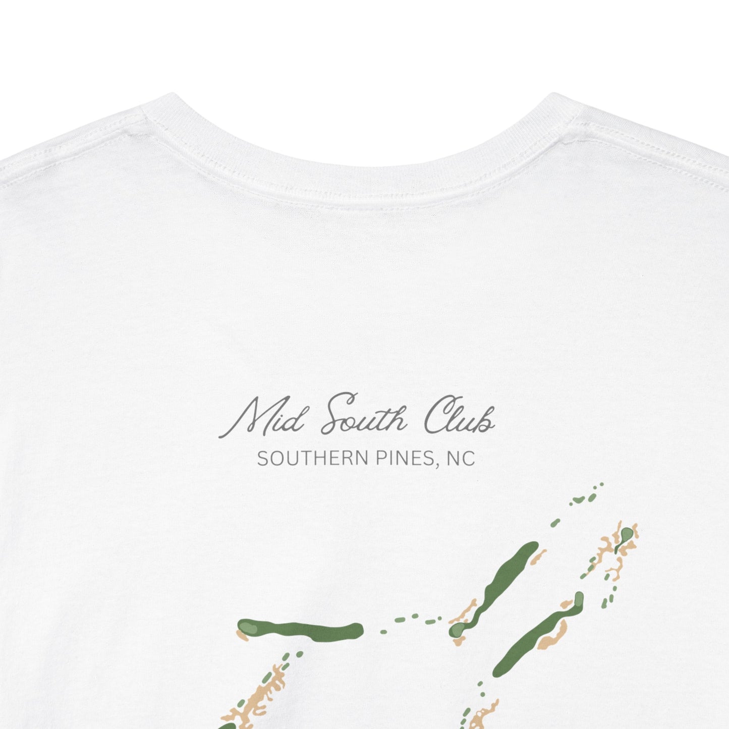 Mid South Club Course Map T-shirt