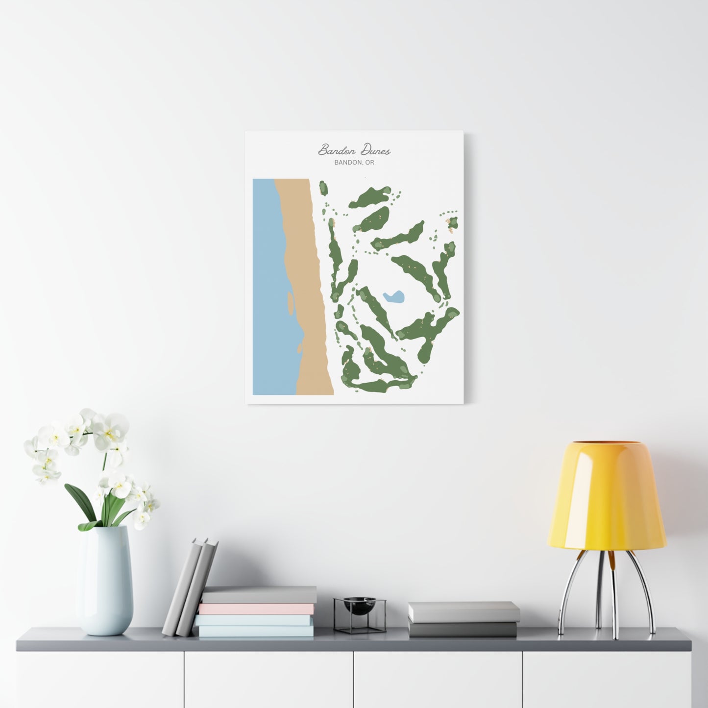 Bandon Dunes Golf Course Canvas Print – Premium Wall Art for Golf Enthusiasts