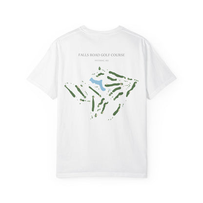 Falls Road Golf Course Map Tee — Potomac, Maryland