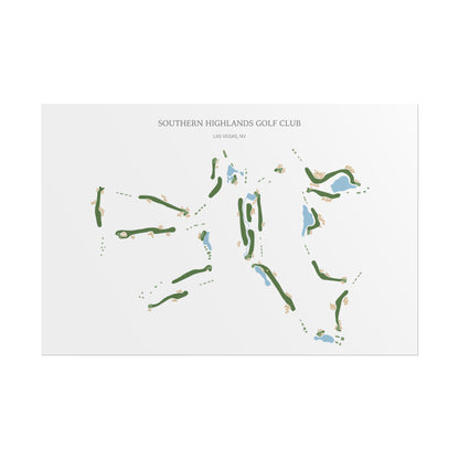Southern Highlands Golf Course Print – Premium Wall Art for Golf Lovers