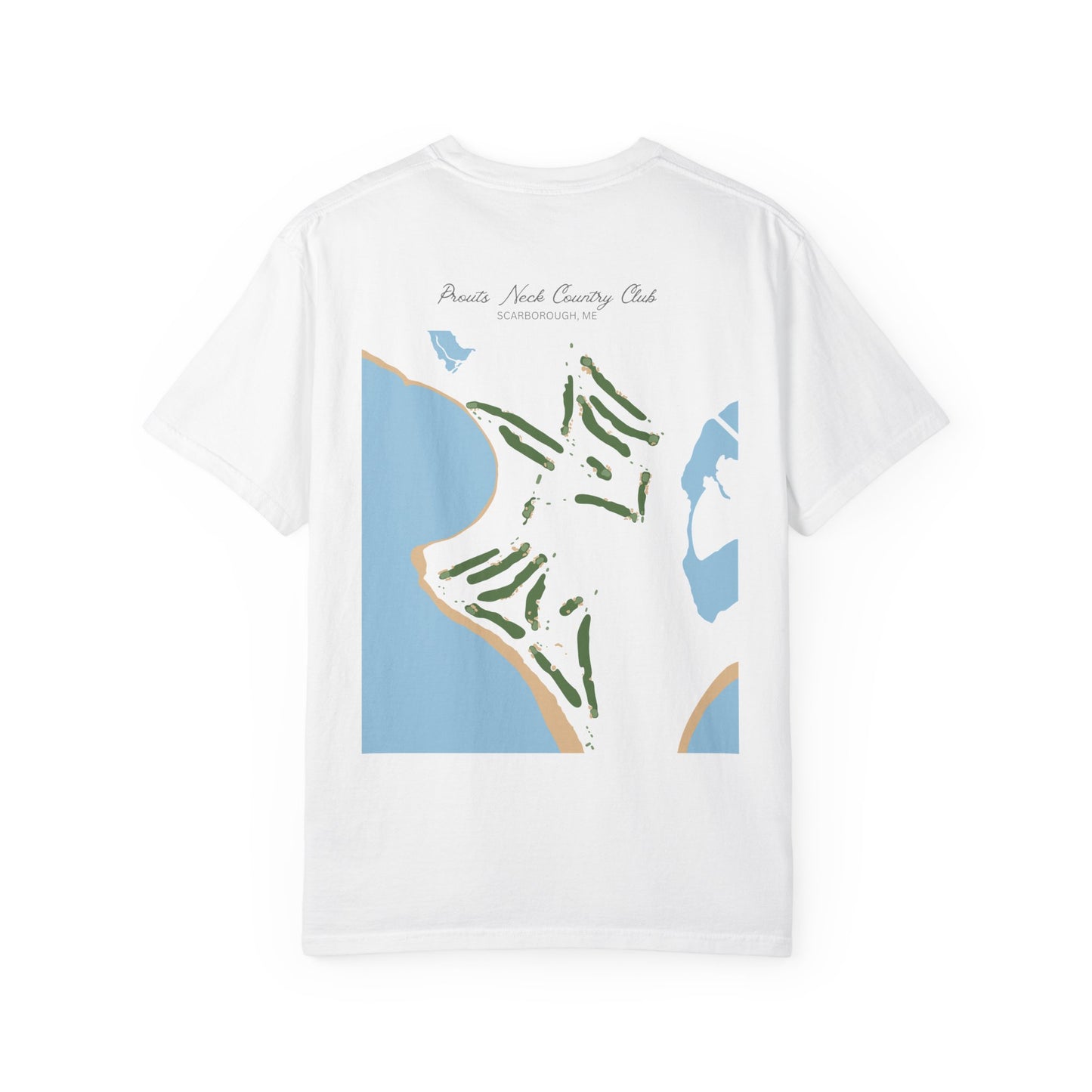 Prouts Neck Country Club | Scarborough, Maine Golf Map Shirt