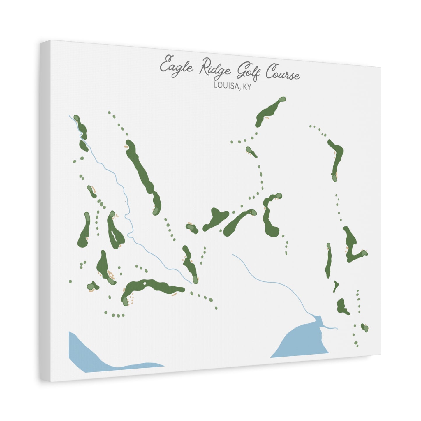 Eagle Ridge Country Club Golf Course Print – Premium Wall Art for Golf Lovers