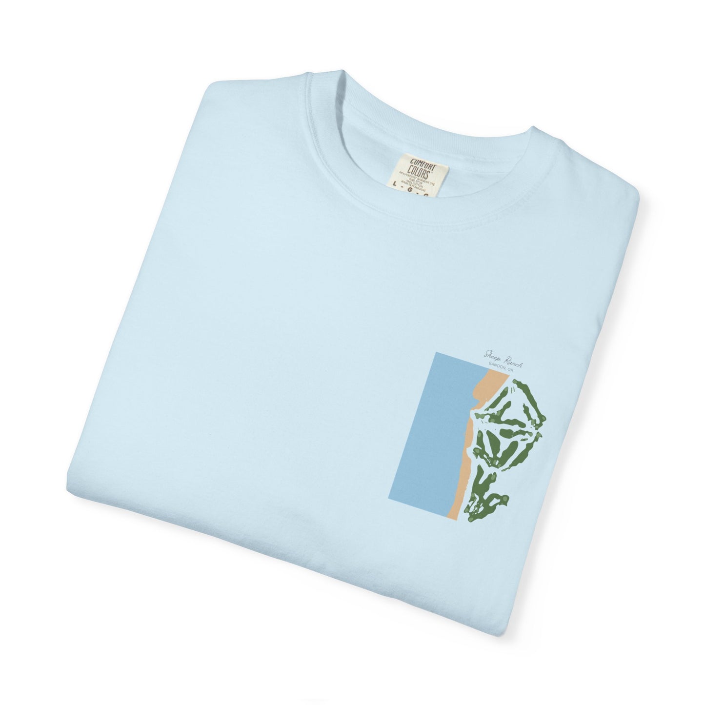 Sheep Ranch – Bandon Dunes Golf Map Shirt