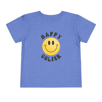 Happy Golfer - Toddler - Cute Kids Graphic Tee