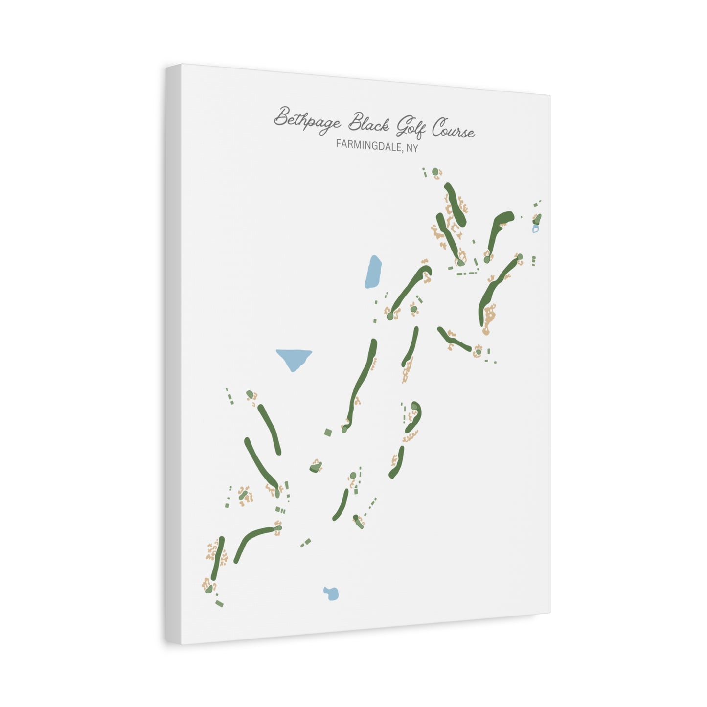 Bethpage Black Golf Course Canvas Print – Premium Wall Art for Golf Enthusiasts
