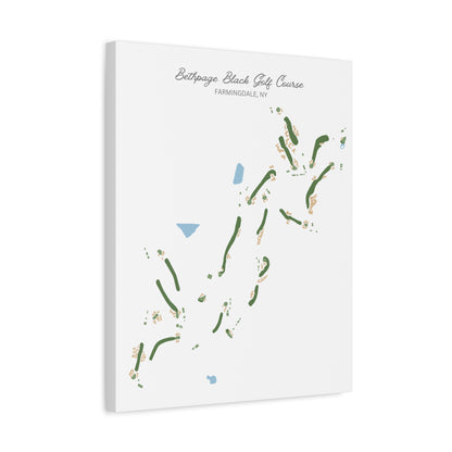 Bethpage Black Golf Course Canvas Print – Premium Wall Art for Golf Enthusiasts