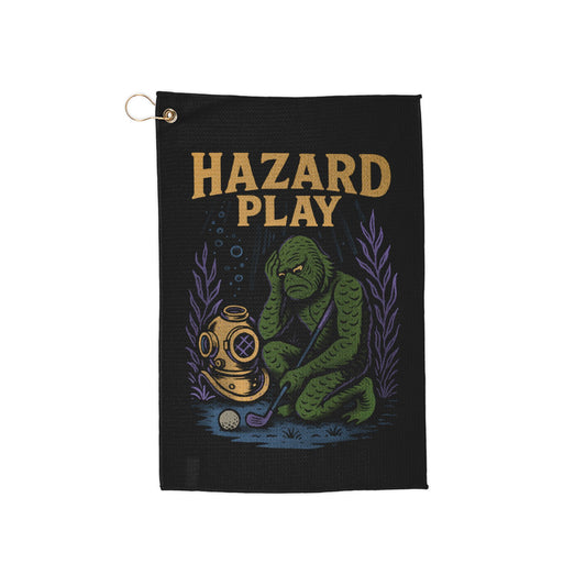 Hazard Play – Swamp Monster Golf Towel