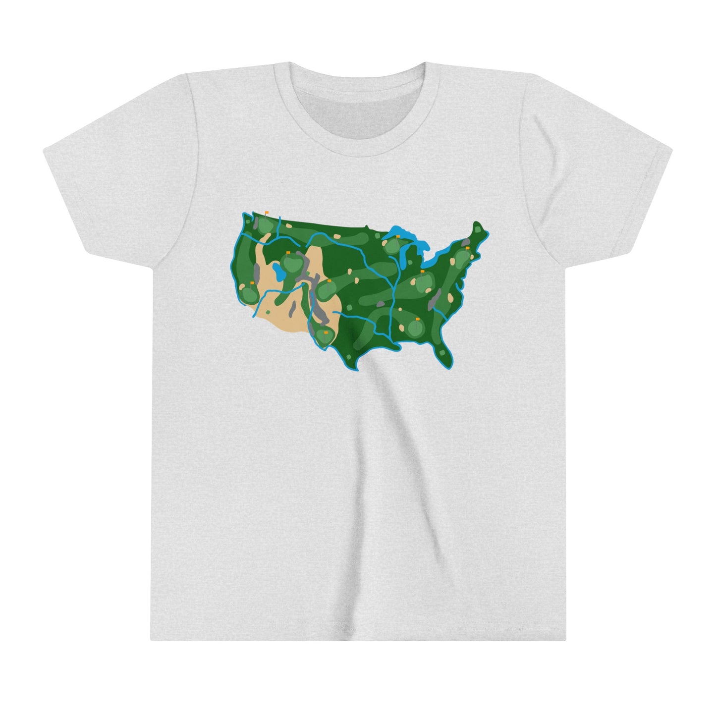 United States Golf  - Youth - Shirt Kids Graphic Tee