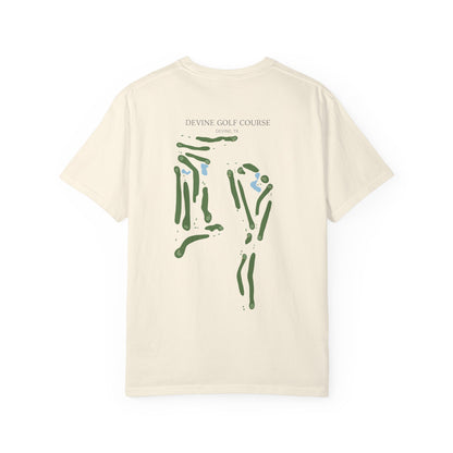 Devine, Texas Golf Course Map T-shirt