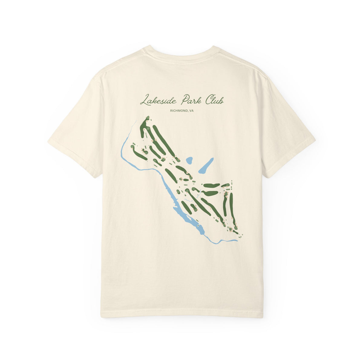 Lakeside Park Club Map Tee – Richmond, VA
