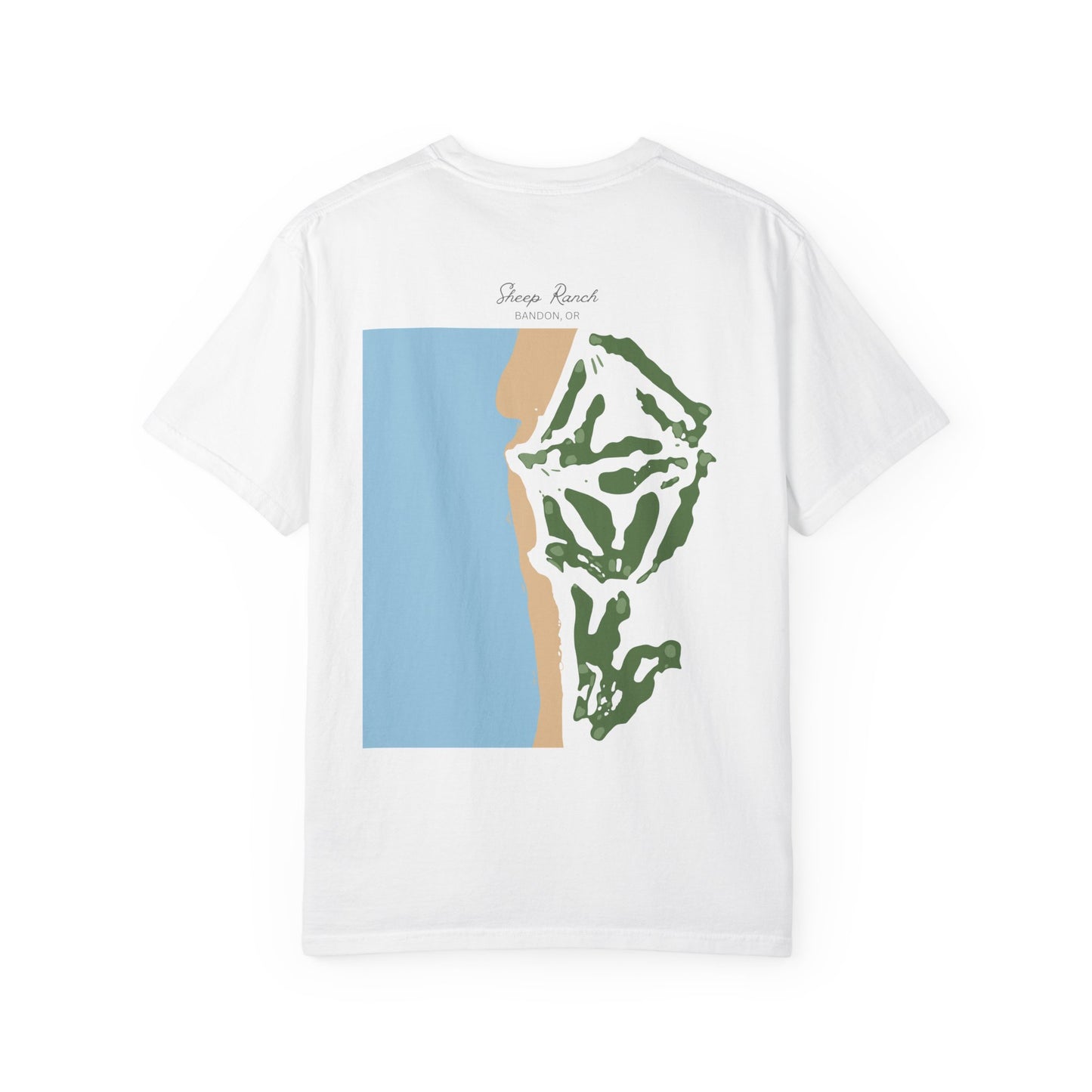 Sheep Ranch – Bandon Dunes Golf Map Shirt