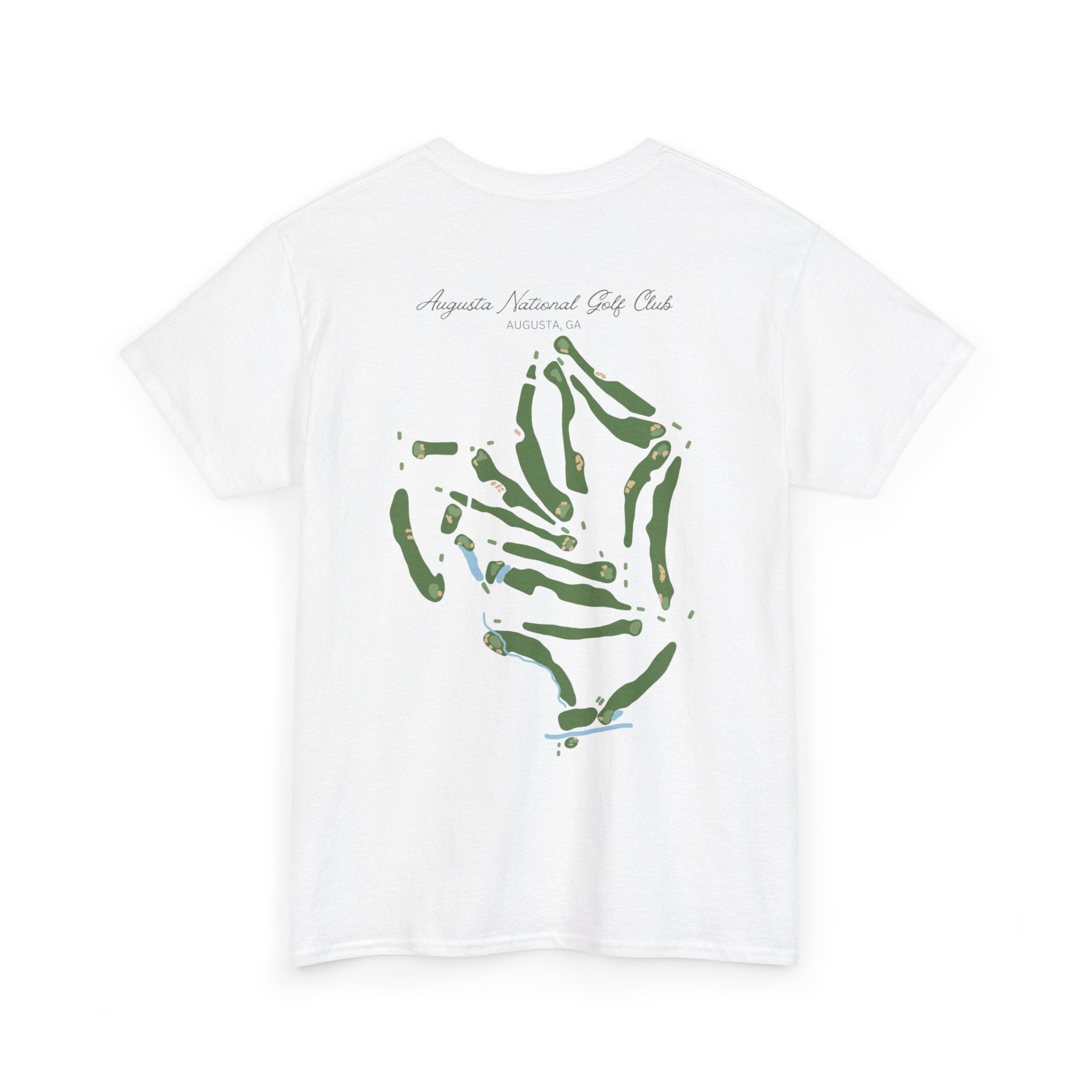 Augusta National Golf Club Course Map T shirt CourseTees