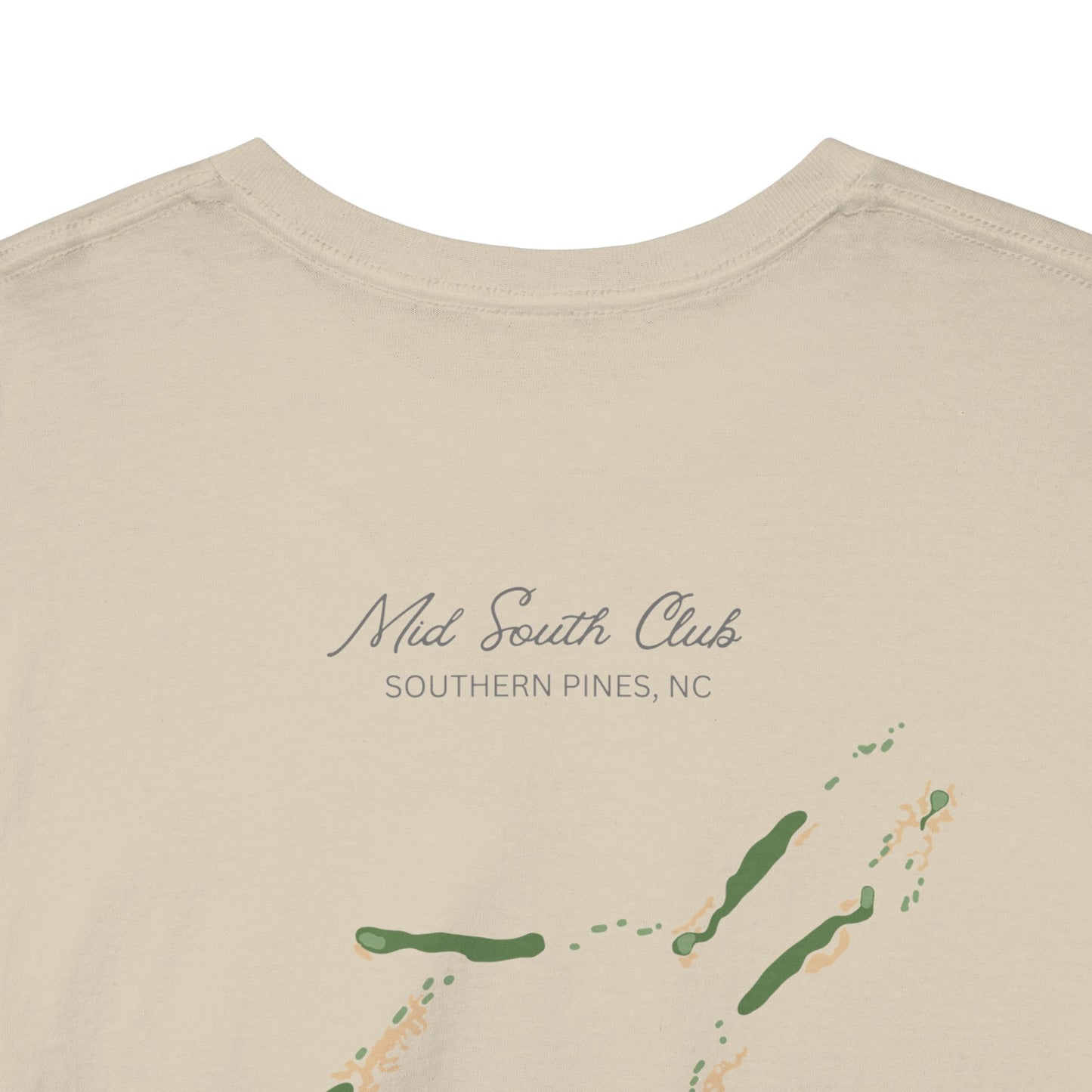 Mid South Club Course Map T-shirt