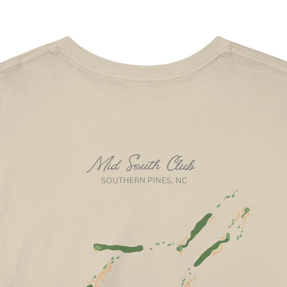 Mid South Club Course Map T-shirt