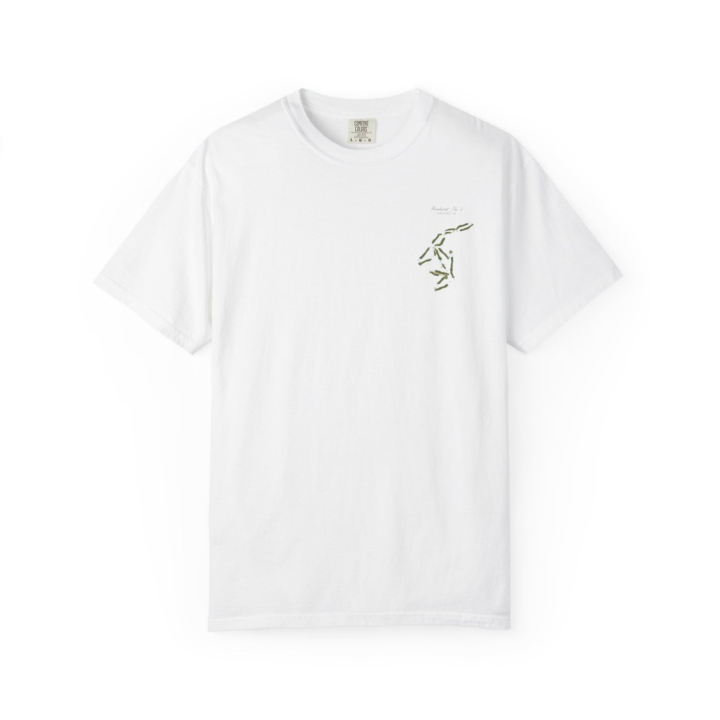 Pinehurst No. 2 Map Tee – Premium Comfort Colors® Golf Shirt