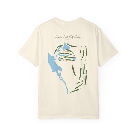 Rogers Park Golf Course Map T-shirt