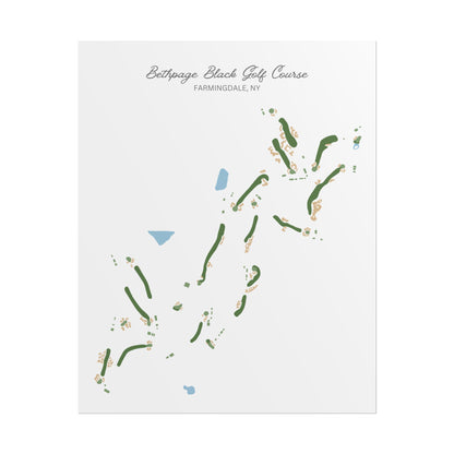 Bethpage Black Golf Course Print – Premium Wall Art for Golf Enthusiasts