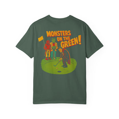 Monsters on the Green – Vintage Horror Golf T-Shirt