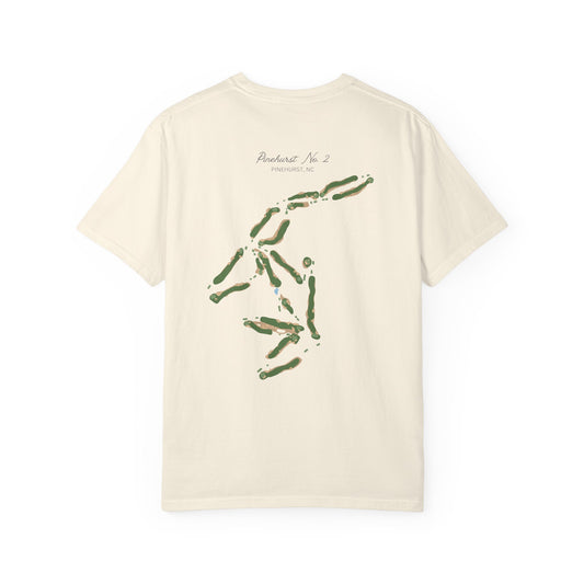 Pinehurst No. 2 Map Tee – Premium Comfort Colors® Golf Shirt