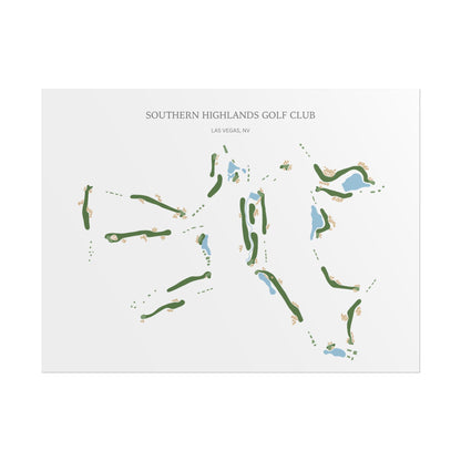 Southern Highlands Golf Course Print – Premium Wall Art for Golf Lovers
