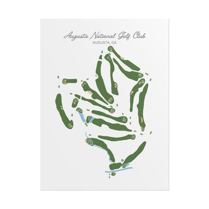 August National Golf Course Print – Premium Wall Art for Golf Lovers