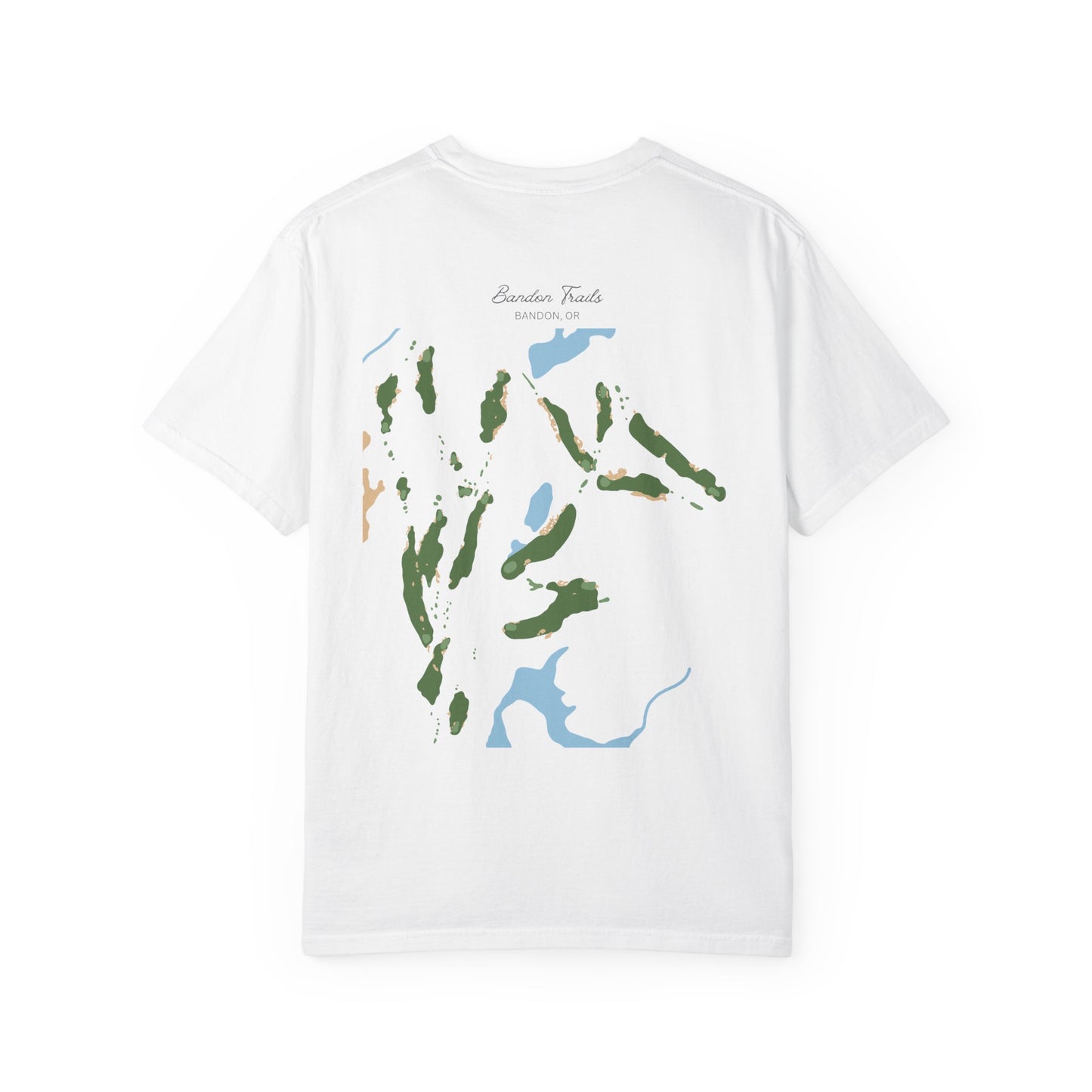 Bandon Trails – Oregon Golf Map Shirt