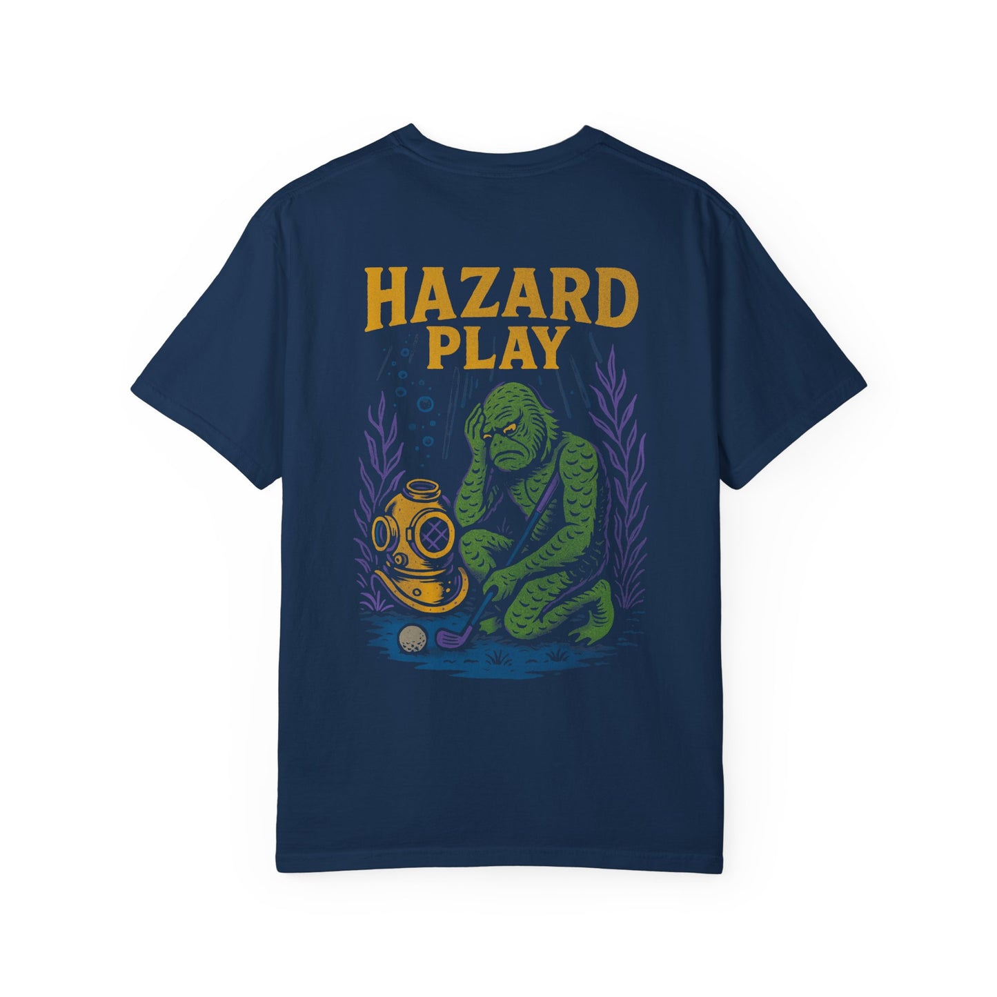 Hazard Play – Swamp Monster Golf T-Shirt