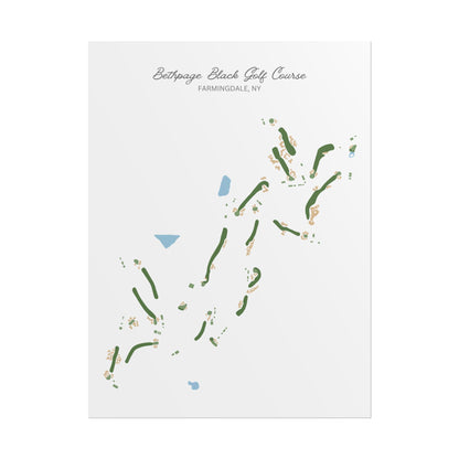 Bethpage Black Golf Course Print – Premium Wall Art for Golf Enthusiasts