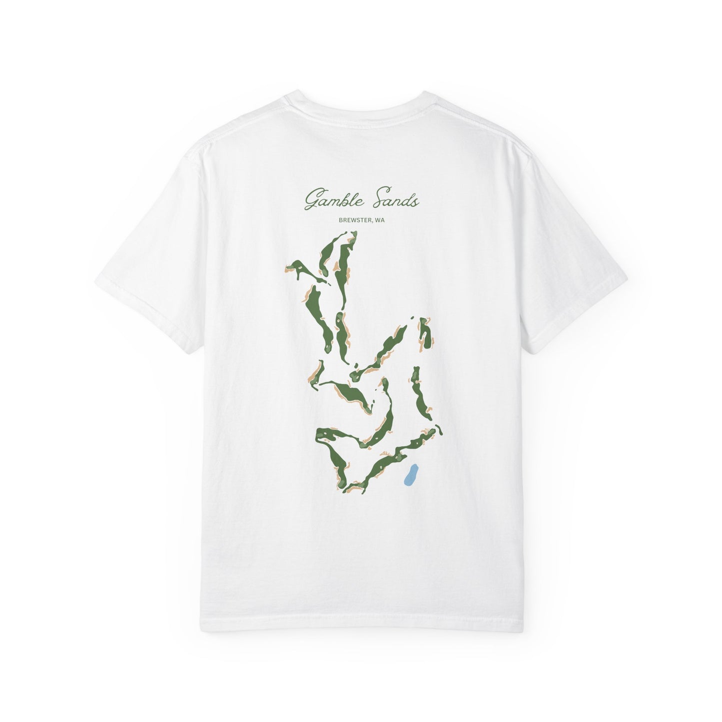 Gamble Sands Golf Course Map Tee – Brewster, WA