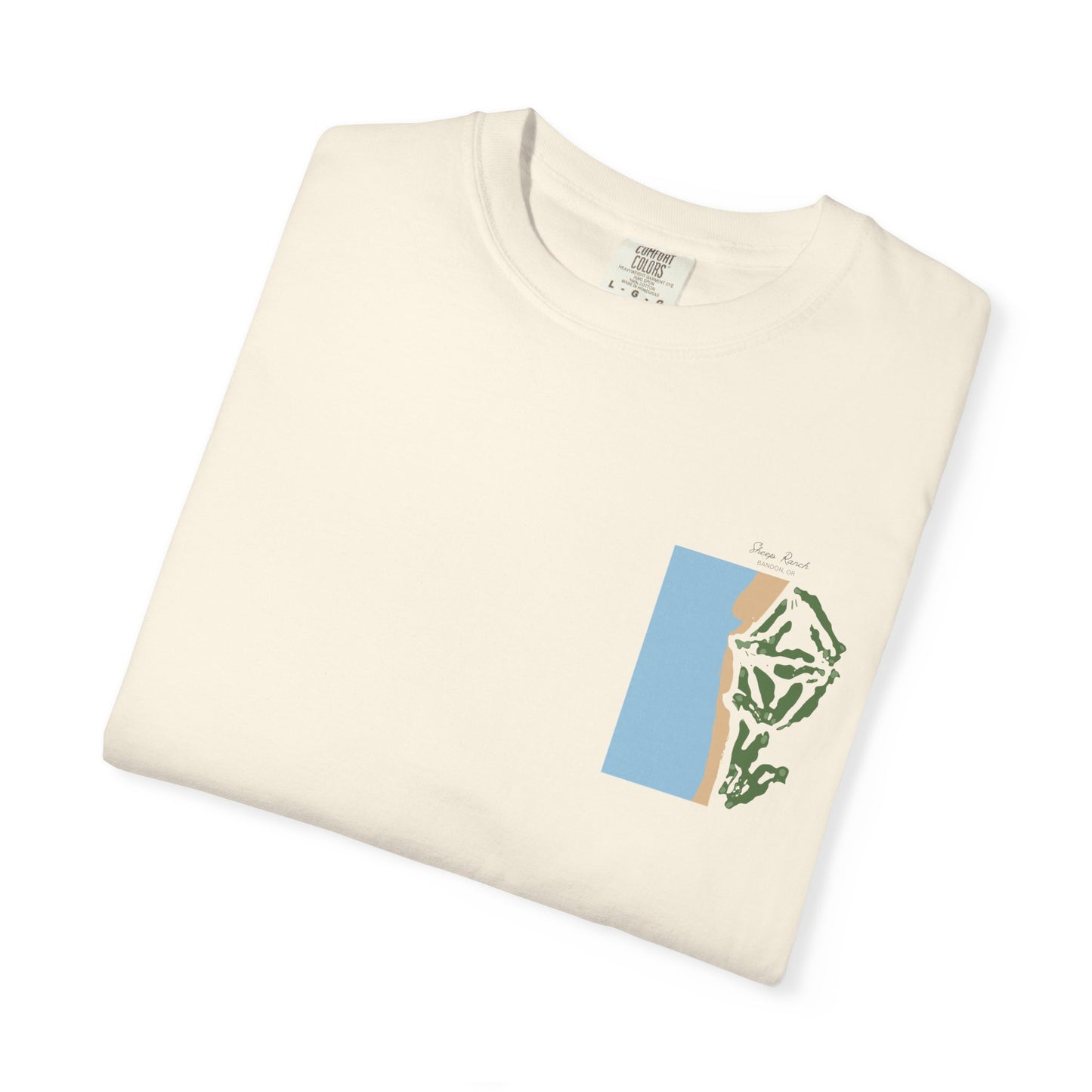 Sheep Ranch – Bandon Dunes Golf Map Shirt