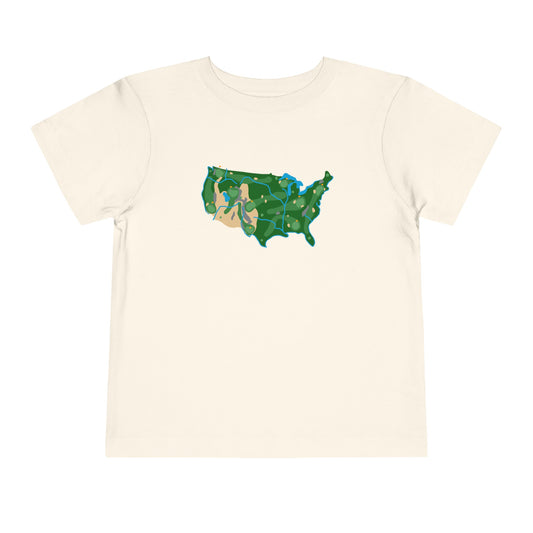 United States Golf - Toddler - Shirt Kids Graphic Tee