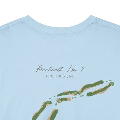 Pinehurst No. 2 Course Map T-shirt