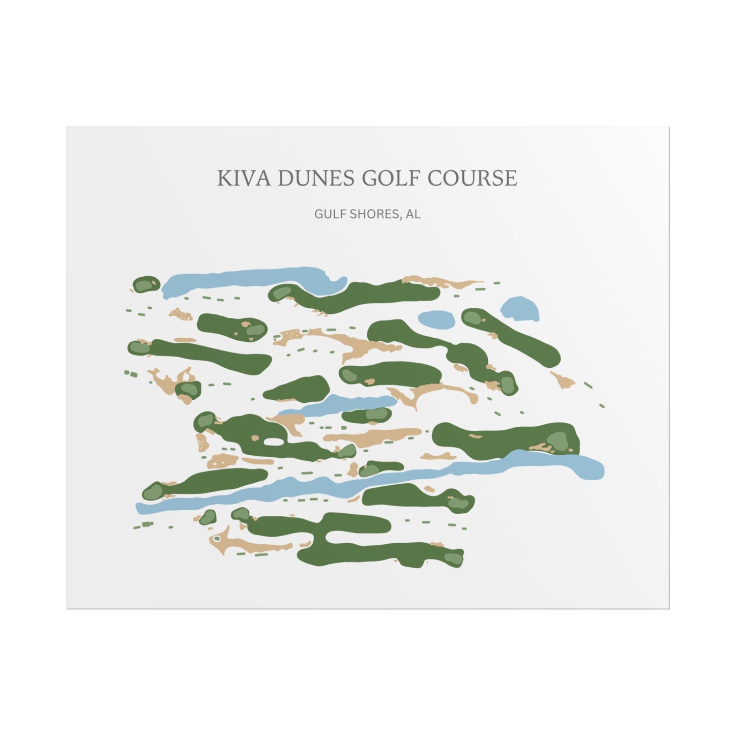 Kiva Dunes Golf Course Print – Premium Wall Art for Golf Lovers