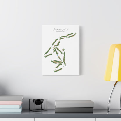 Pinehurst No. 2 Golf Course Canvas Print – Premium Wall Art for Golf Enthusiasts