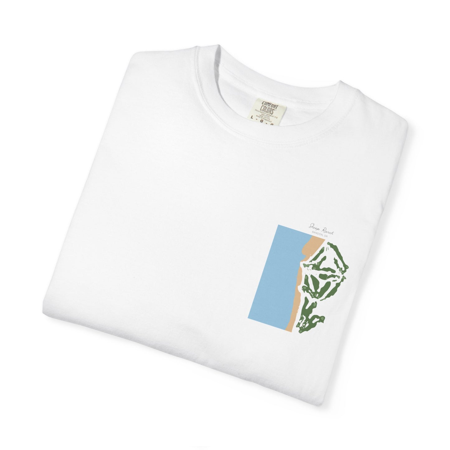 Sheep Ranch – Bandon Dunes Golf Map Shirt
