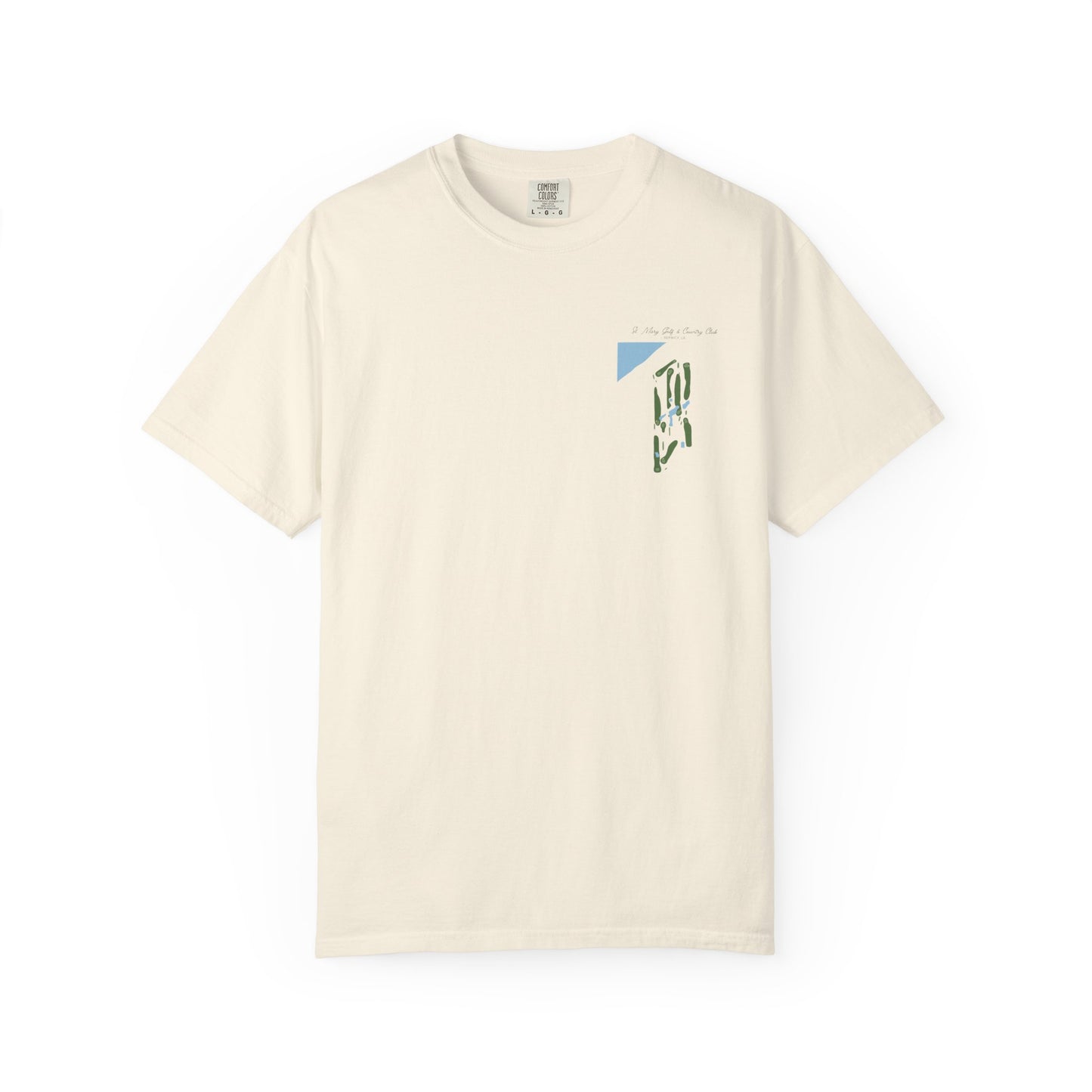 St. Mary Golf & Country Club Map Shirt – Berwick, Louisiana
