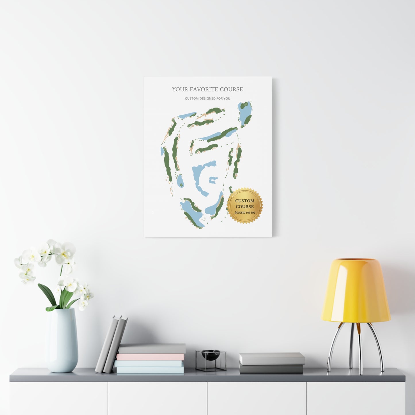 Custom Golf Course Print – Premium Golf Wall Art