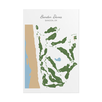 Bandon Dunes Golf Course Canvas Print – Premium Wall Art for Golf Enthusiasts