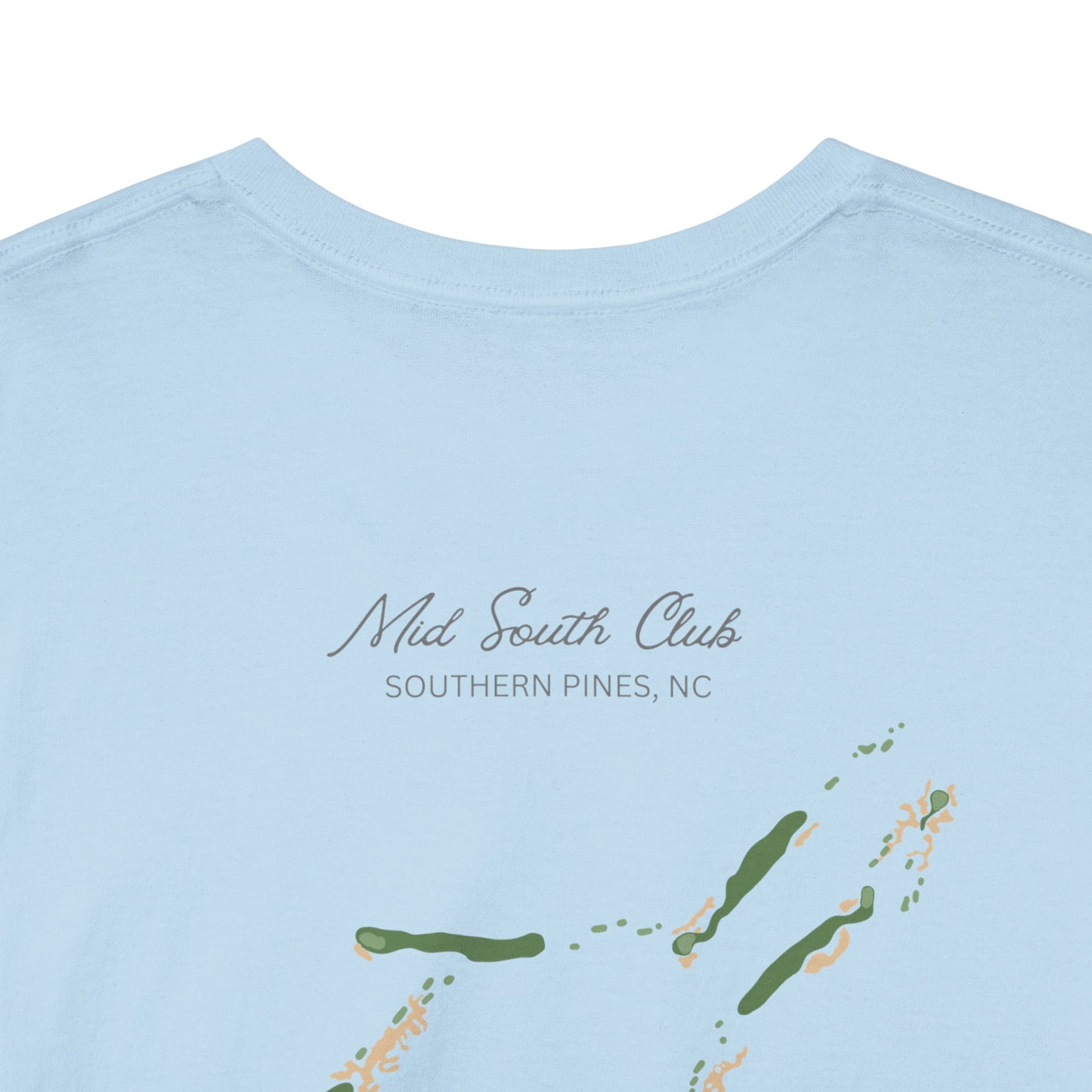 Mid South Club Course Map T-shirt