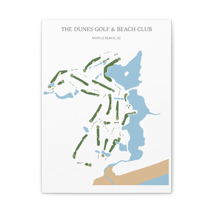 The Dunes Golf & Beach Club Canvas Print – Myrtle Beach Golf Wall Art