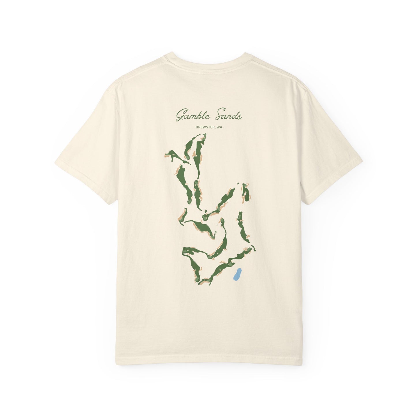 Gamble Sands Golf Course Map Tee – Brewster, WA