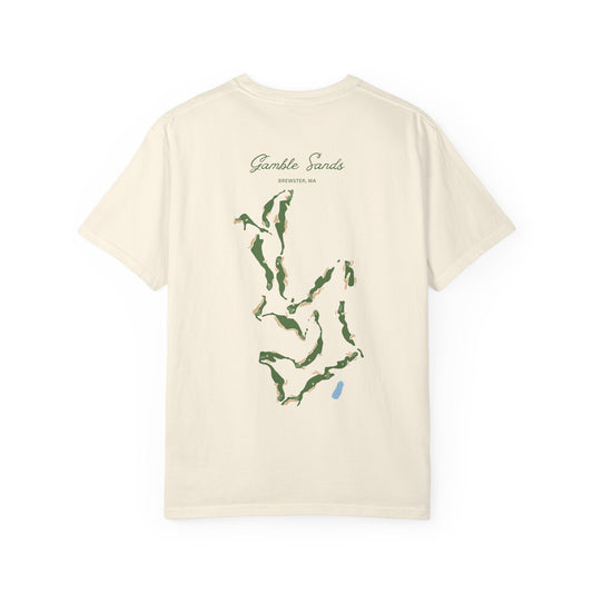 Gamble Sands Golf Course Map Tee – Brewster, WA
