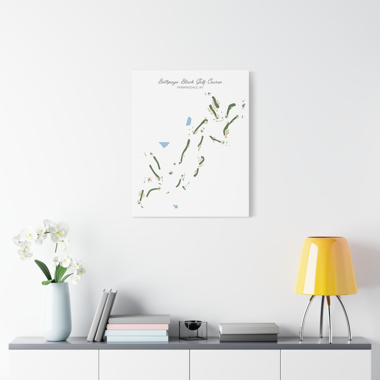 Bethpage Black Golf Course Canvas Print – Premium Wall Art for Golf Enthusiasts
