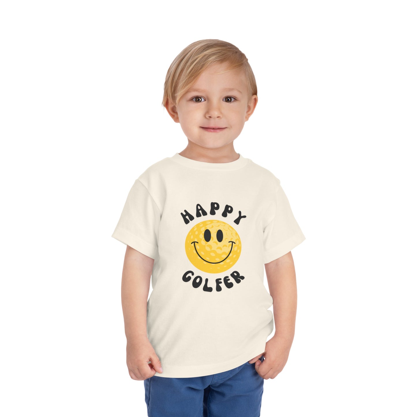 Happy Golfer - Toddler - Cute Kids Graphic Tee